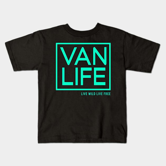 Van Life Kids T-Shirt by ShirtFace